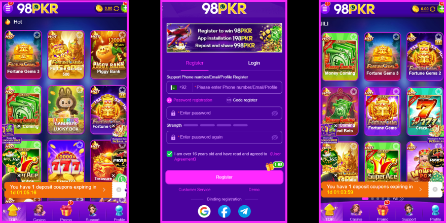 98PKR Game