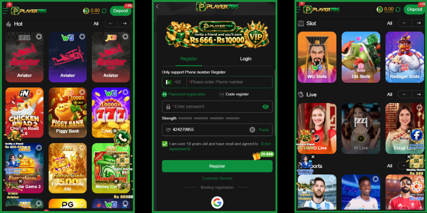 PLAYER786 Game